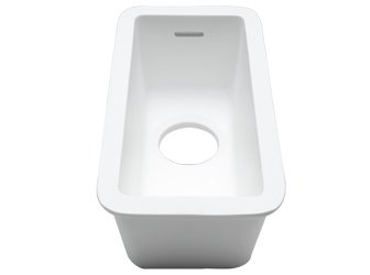 Porcelanosa BASIC Sinks Basic C823 - 35x16 E: Solid Surface Sinks Solid Surface 